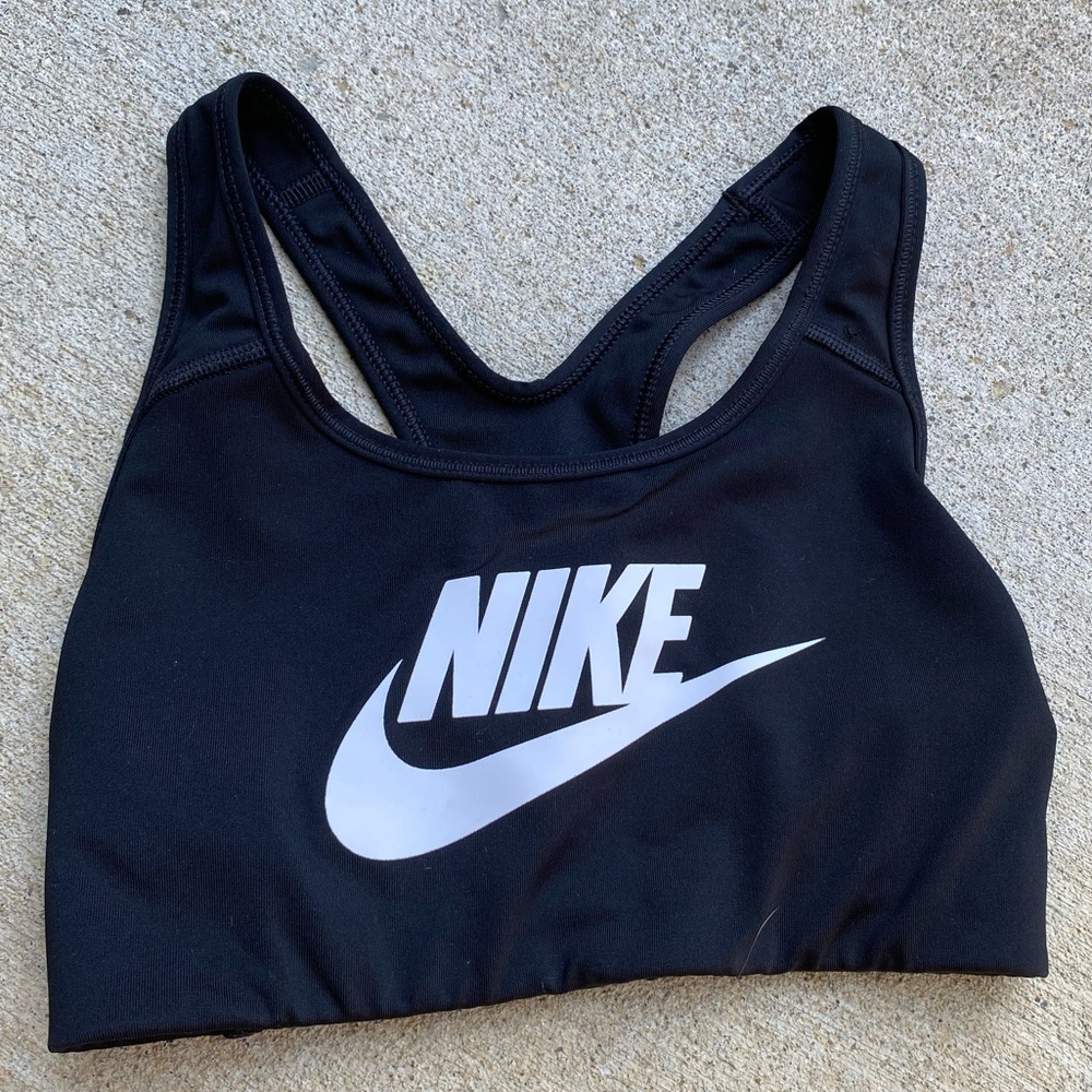 Nike black sports bra size XS